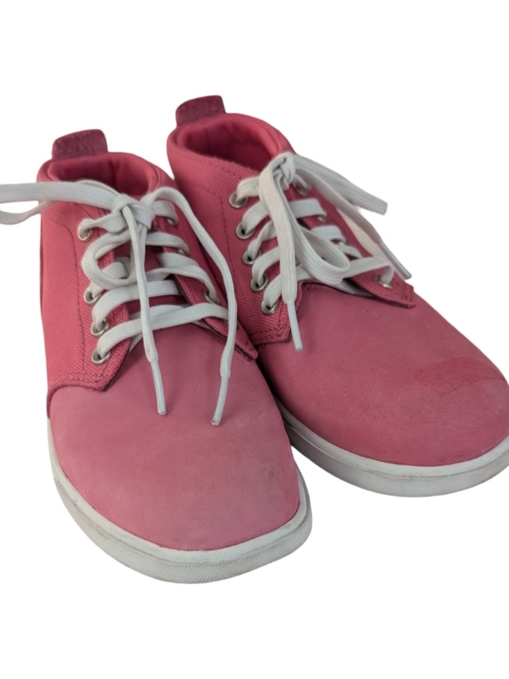 Timberland Pink Lace-Up Sneakers Runners Casual Shoe Women 4 or Junior 2/2.5